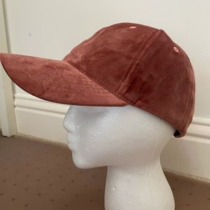 Pink velvet hat